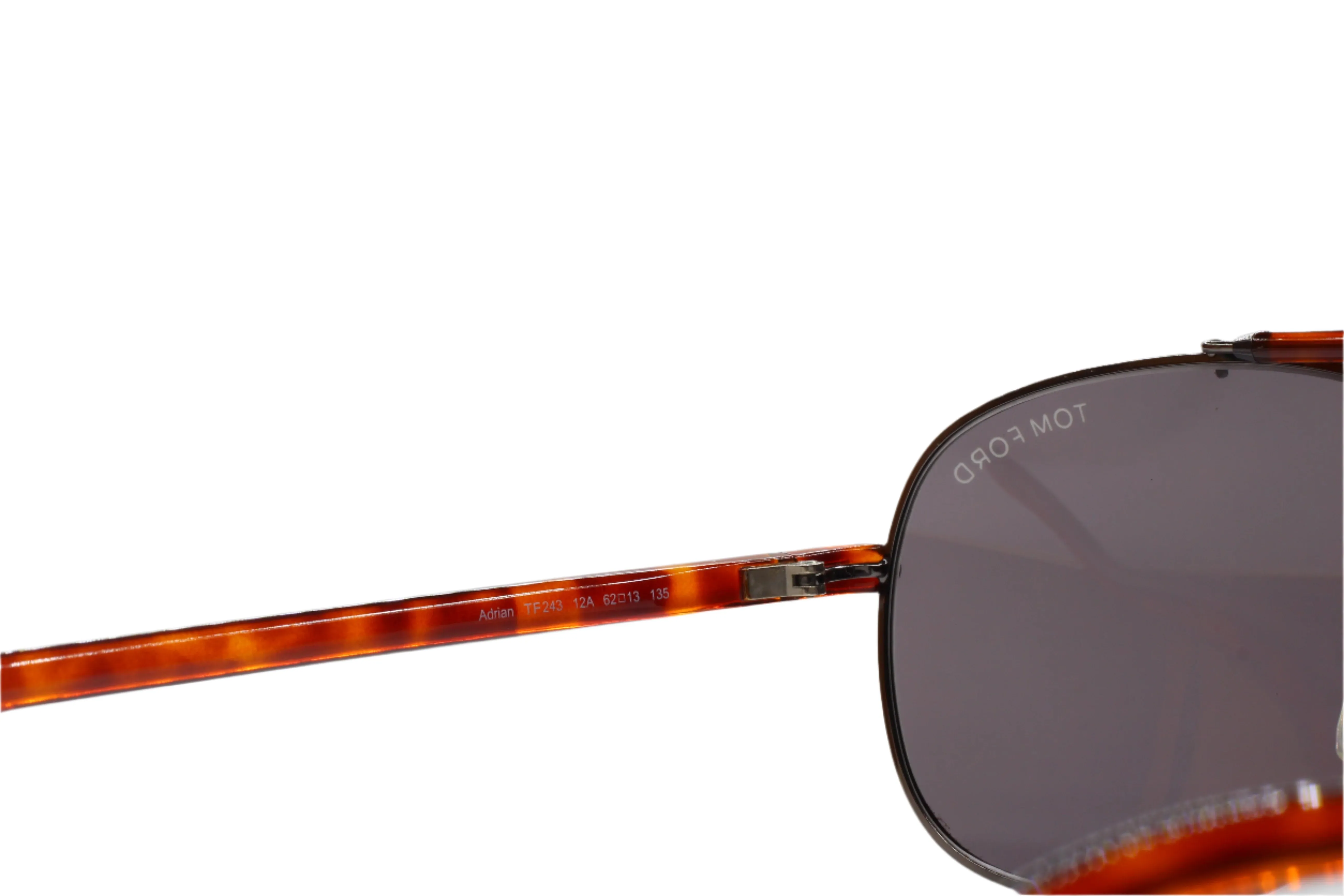 Tom Ford TF243 12A Adrian Dark Bronze Luxury Sunglasses -Ma