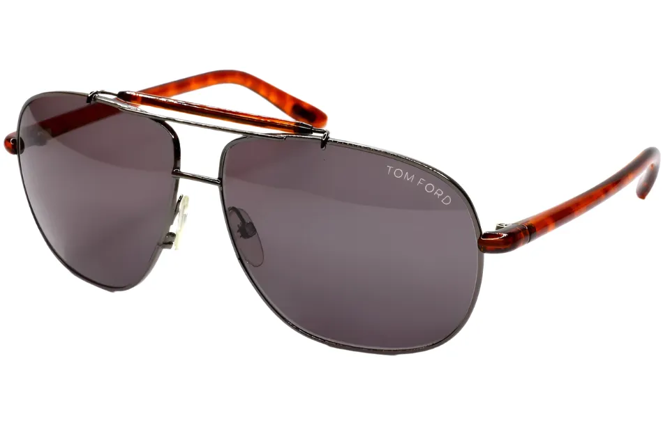 Tom Ford TF243 12A Adrian Dark Bronze Luxury Sunglasses -Ma