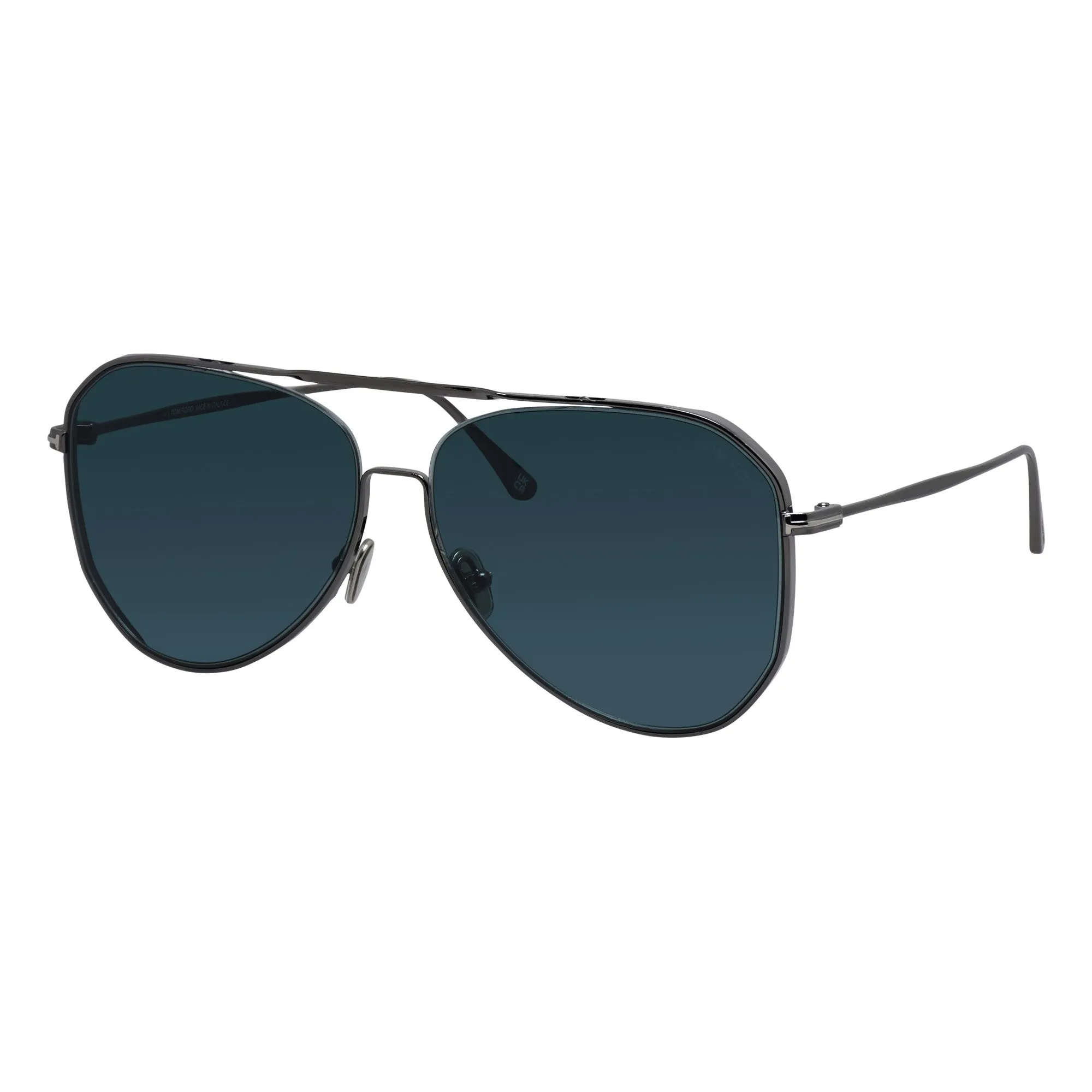 Tom Ford Unisex Ruthenium Sunglasses TF_853_12V