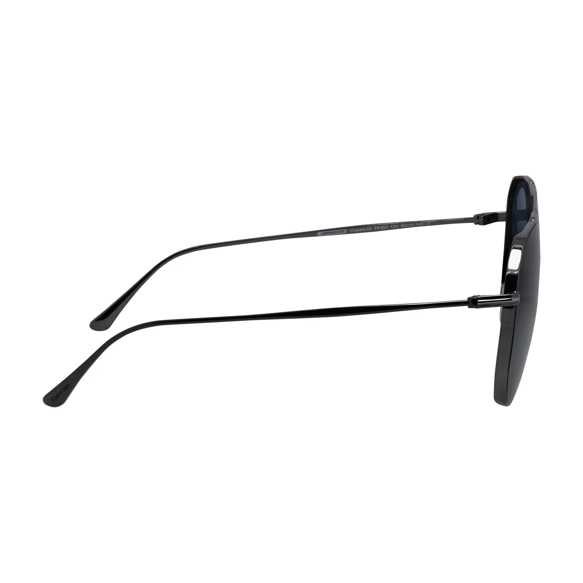 Tom Ford Unisex Ruthenium Sunglasses TF_853_12V