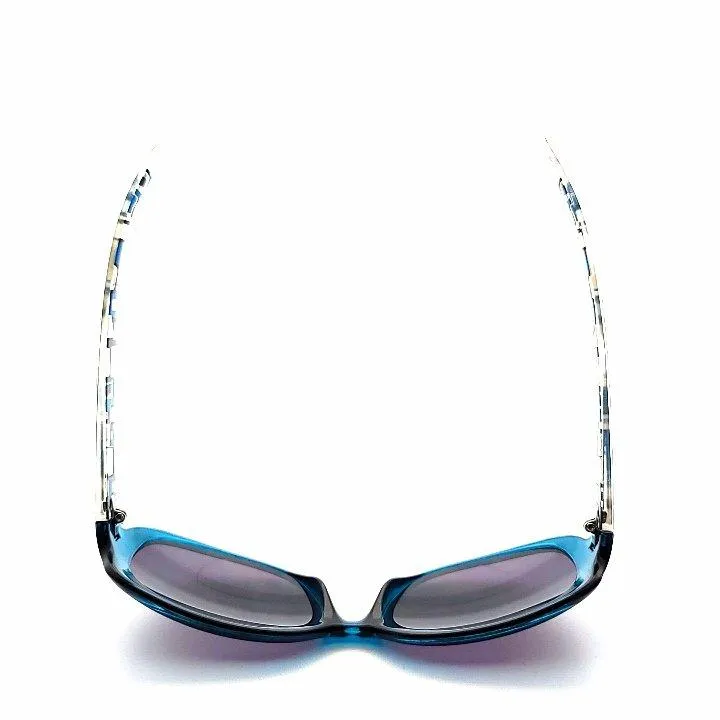 Women's Large Lens Retro Pattern Bifocal Reading Sunglasses
