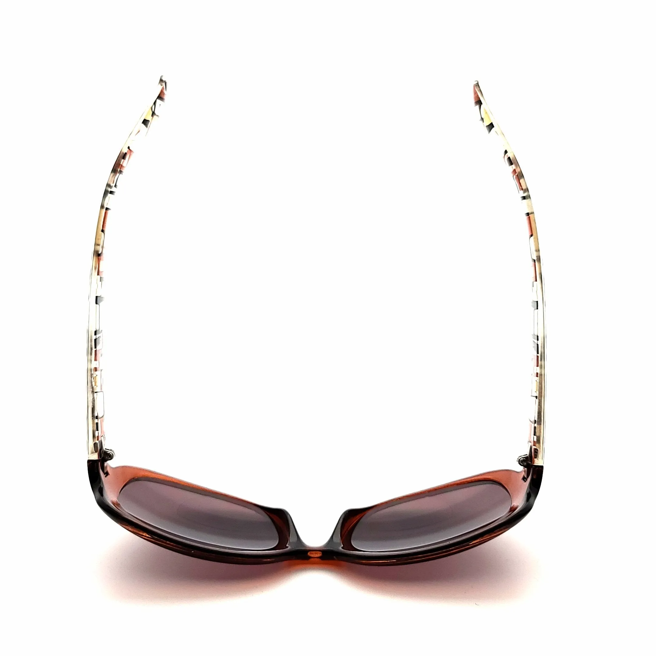Women's Large Lens Retro Pattern Bifocal Reading Sunglasses
