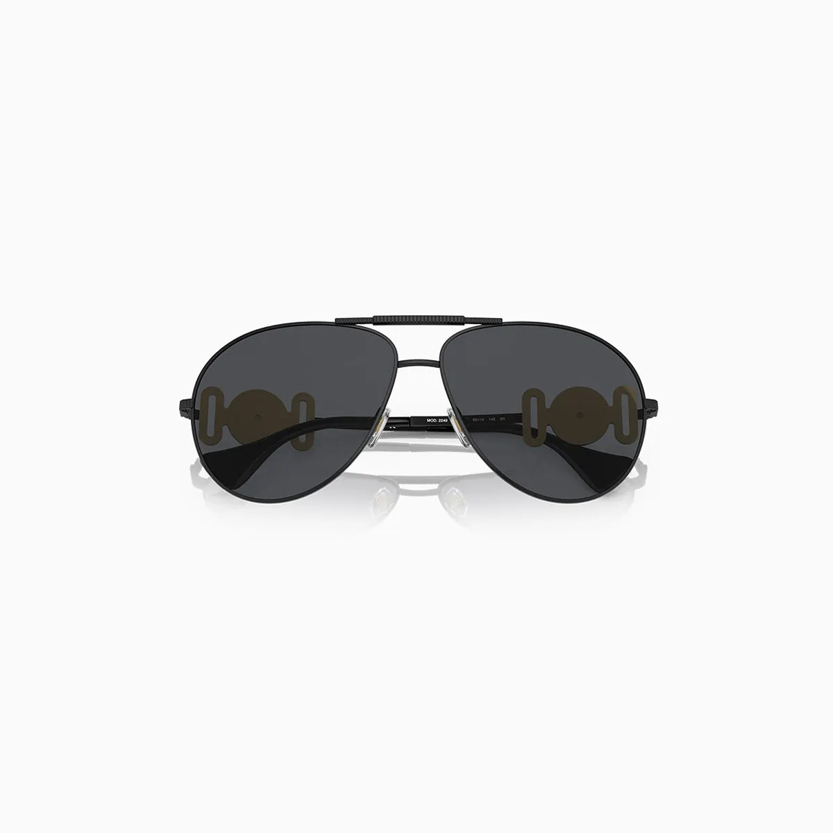 Women's Matte Black Dark Grey Sunglasses