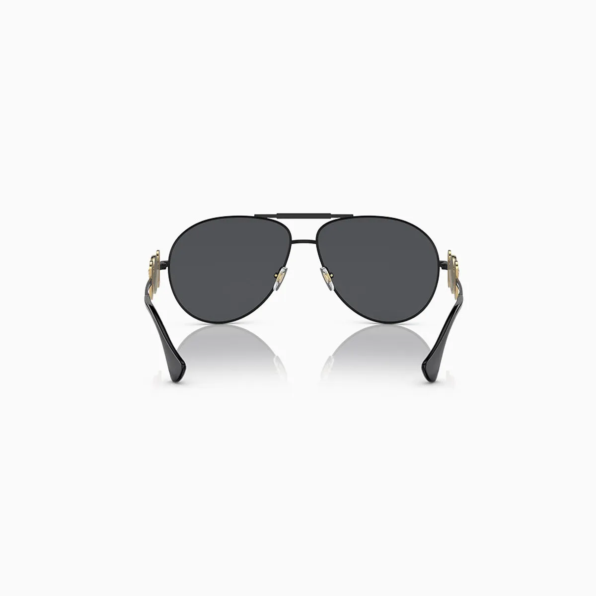 Women's Matte Black Dark Grey Sunglasses